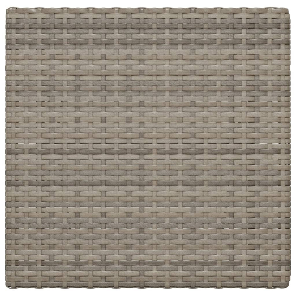 Bistrotafel inklapbaar 55x54x71 cm poly rattan grijs MeubelReus