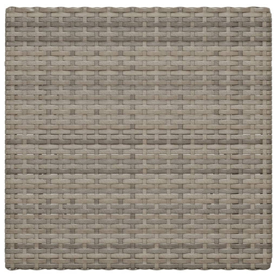 Bistrotafel inklapbaar 55x54x71 cm poly rattan grijs MeubelReus