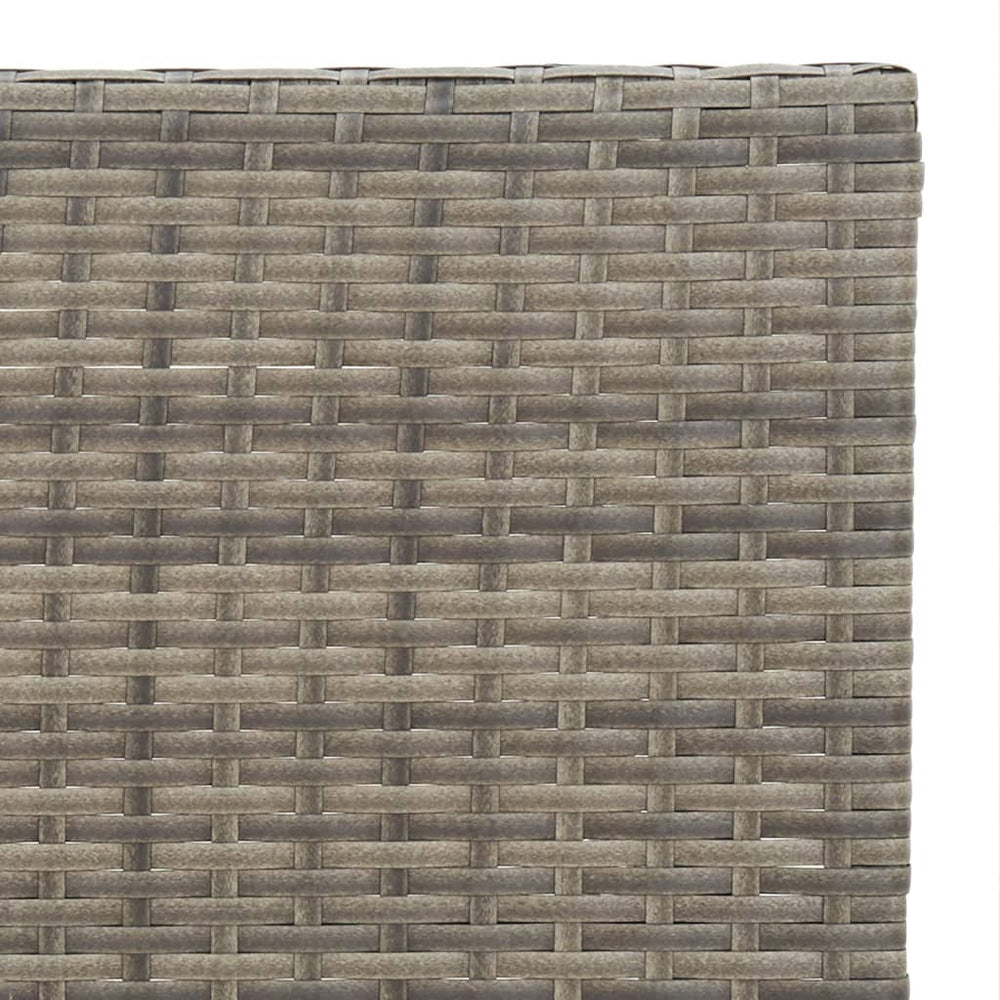 Bistrotafel inklapbaar 55x54x71 cm poly rattan grijs MeubelReus