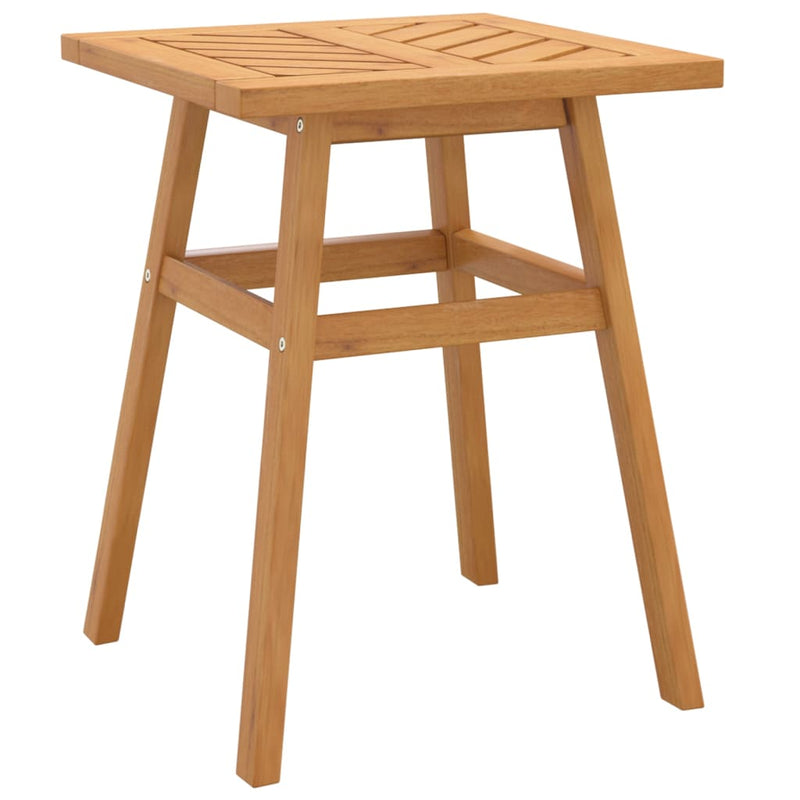 Bijzettafel 45x45x60 cm massief acaciahout MeubelReus