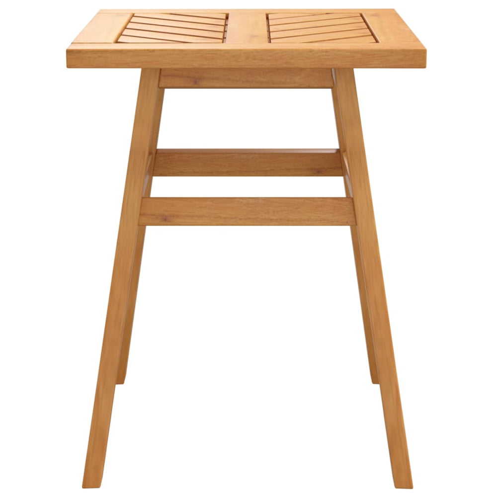 Bijzettafel 45x45x60 cm massief acaciahout MeubelReus