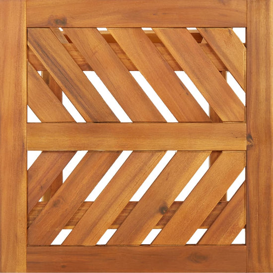Bijzettafel 45x45x60 cm massief acaciahout MeubelReus