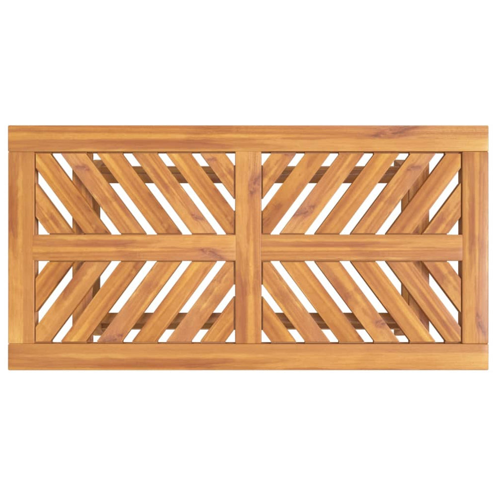 Salontafel 100x50x45 cm massief acaciahout MeubelReus