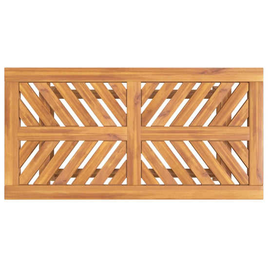 Salontafel 100x50x45 cm massief acaciahout MeubelReus