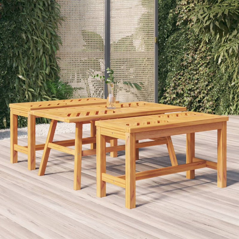 Salontafel 100x50x45 cm massief acaciahout MeubelReus