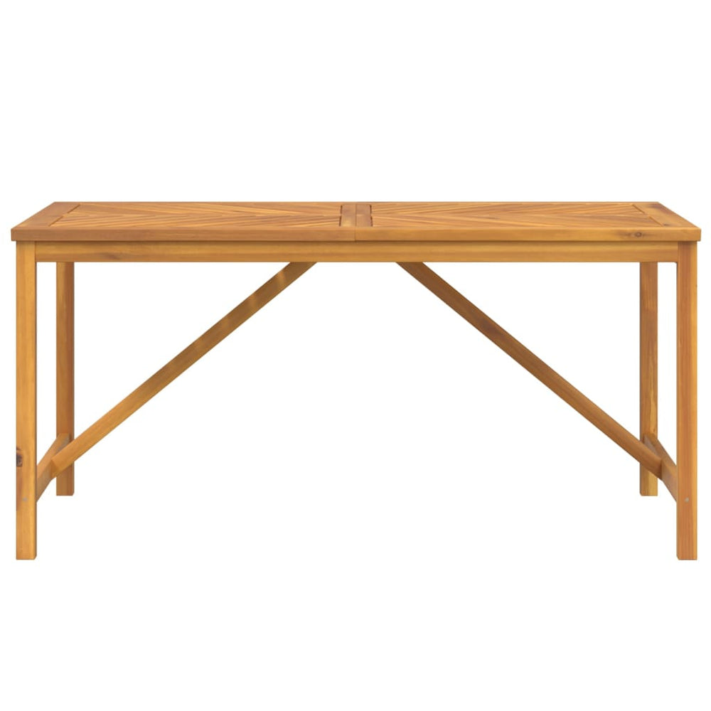 Tuintafel 150x90x74 cm massief acaciahout MeubelReus