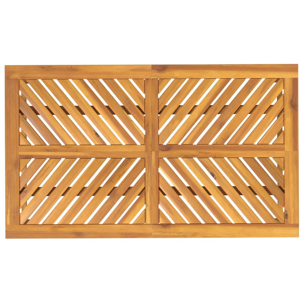 Tuintafel 150x90x74 cm massief acaciahout MeubelReus