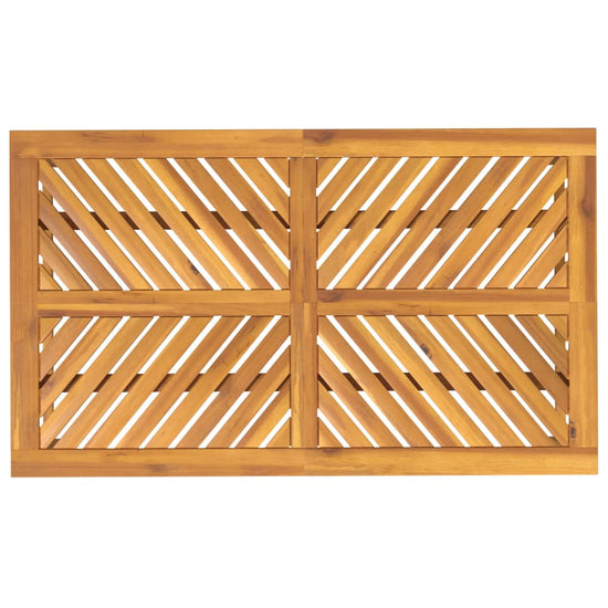 Tuintafel 150x90x74 cm massief acaciahout MeubelReus