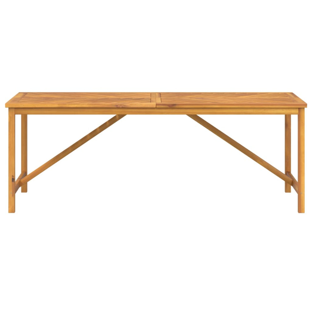 Tuintafel 200x90x74 cm massief acaciahout MeubelReus