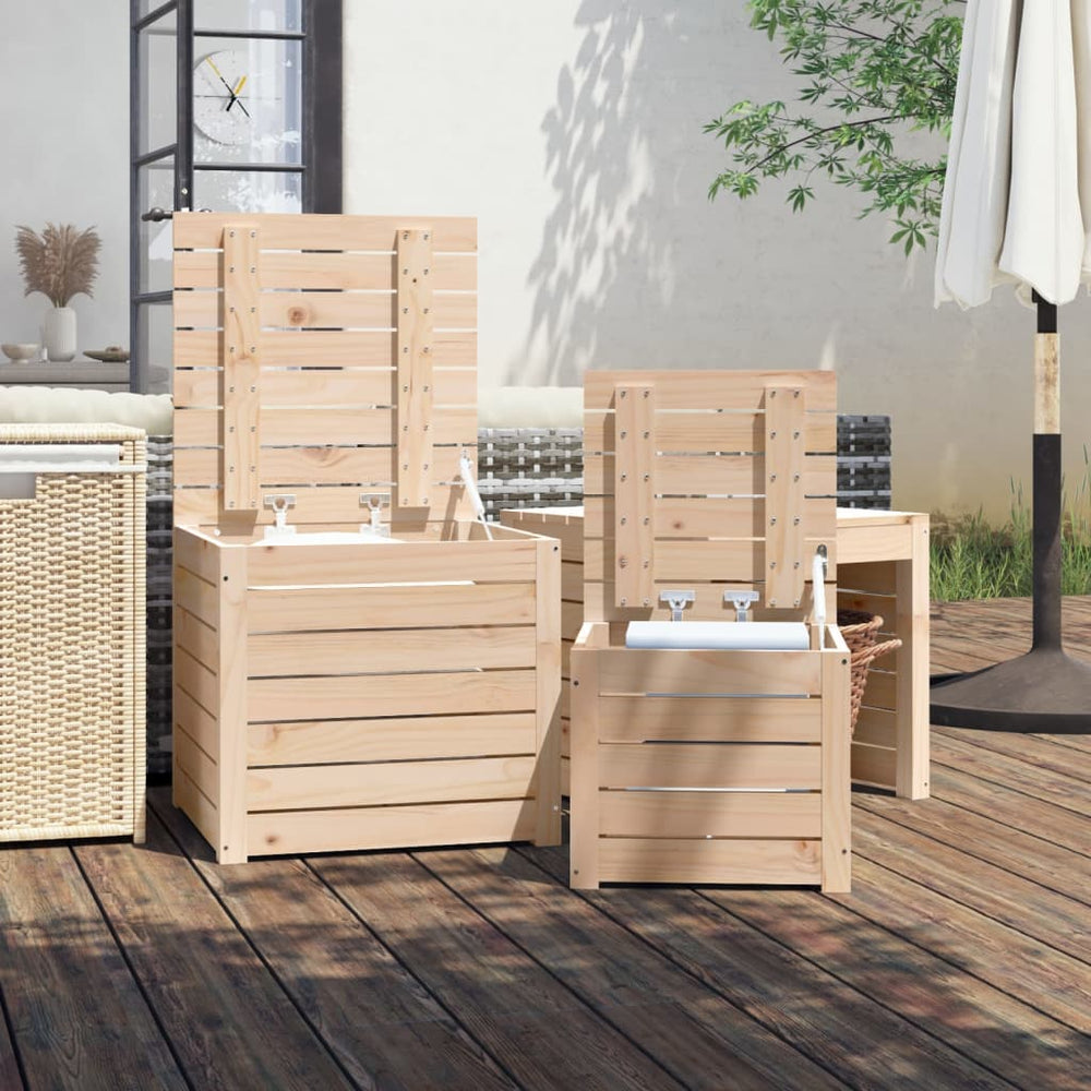 3-delige Tuinboxset massief grenenhout MeubelReus