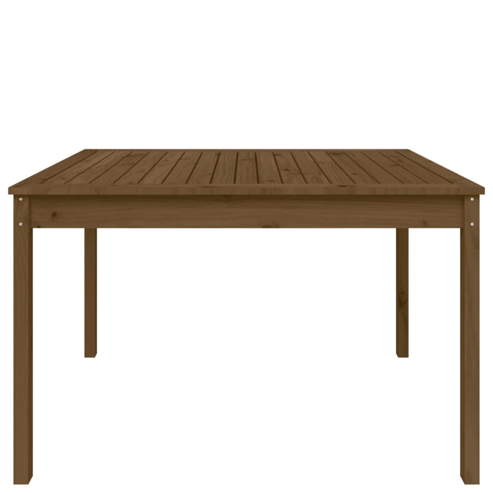 Tuintafel 121x82,5x76 cm massief grenenhout honingbruin MeubelReus