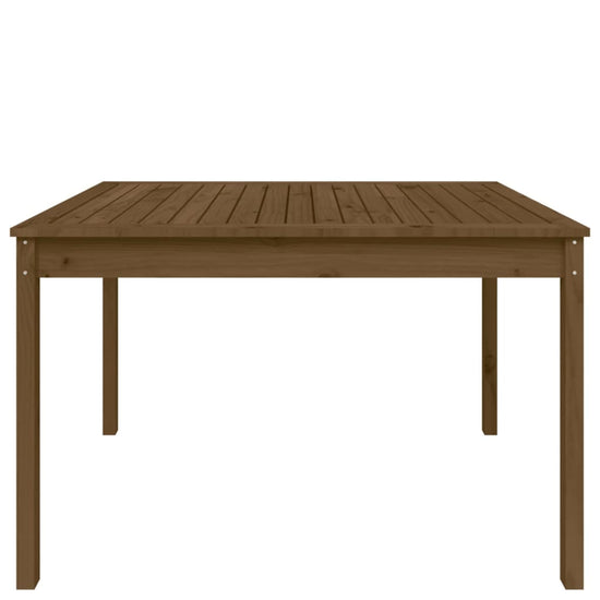 Tuintafel 121x82,5x76 cm massief grenenhout honingbruin MeubelReus