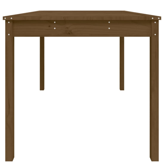 Tuintafel 121x82,5x76 cm massief grenenhout honingbruin MeubelReus