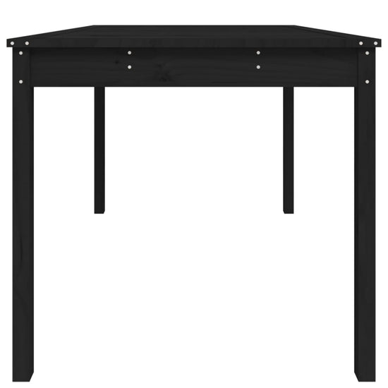 Tuintafel 121x82,5x76 cm massief grenenhout zwart MeubelReus