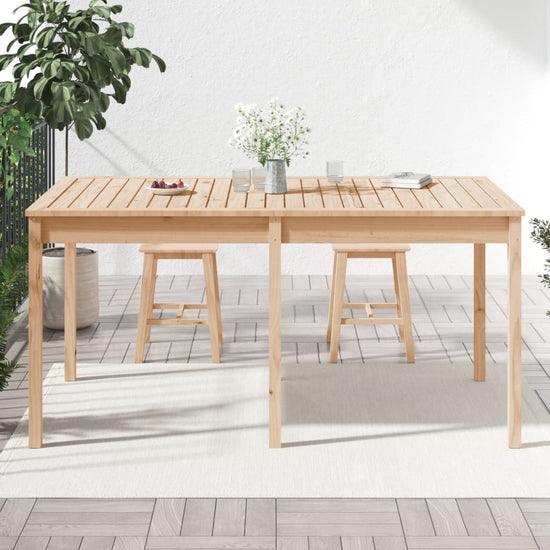Tuintafel 159,5x82,5x76 cm massief grenenhout MeubelReus