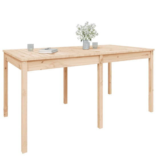 Tuintafel 159,5x82,5x76 cm massief grenenhout MeubelReus