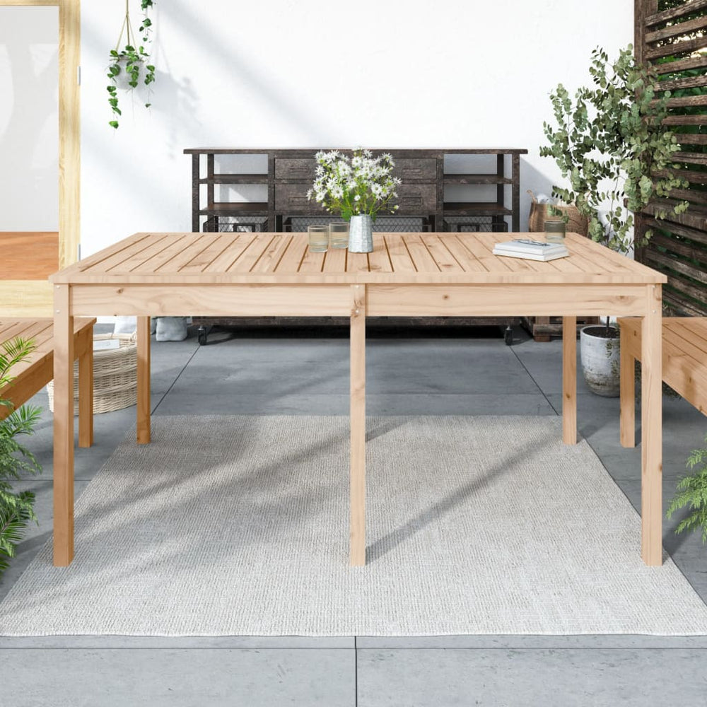 Tuintafel 159,5x82,5x76 cm massief grenenhout MeubelReus