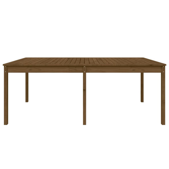 Tuintafel 203,5x100x76 cm massief grenenhout honingbruin MeubelReus