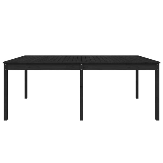 Tuintafel 203,5x100x76 cm massief grenenhout zwart MeubelReus