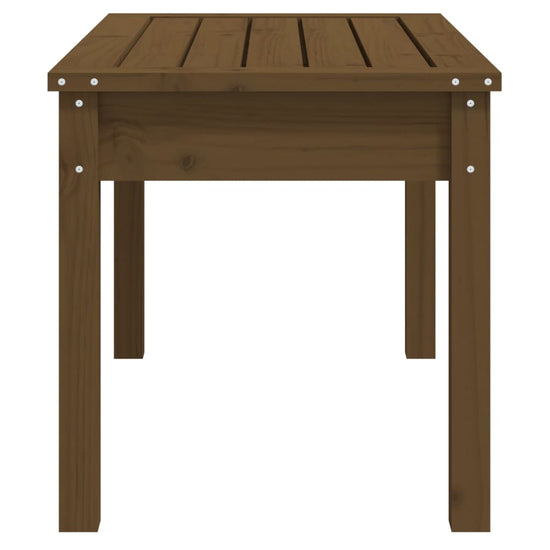 Tuinbank 80x44x45 cm massief grenenhout honingbruin MeubelReus