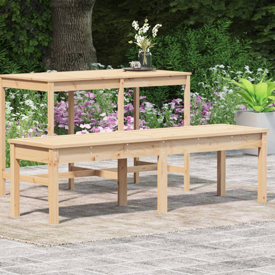 Tuinbank 2-zits 159,5x44x45 cm massief grenenhout MeubelReus