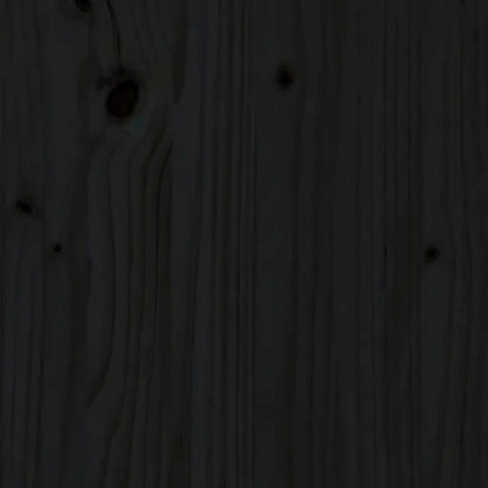 Tuinbank 2-zits 203,5x44x45 cm massief grenenhout zwart MeubelReus