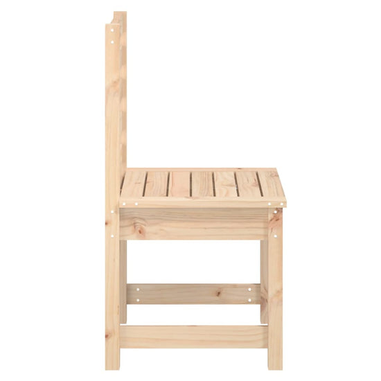 Tuinstoelen 2 st 40,5x48x91,5 cm massief grenenhout MeubelReus