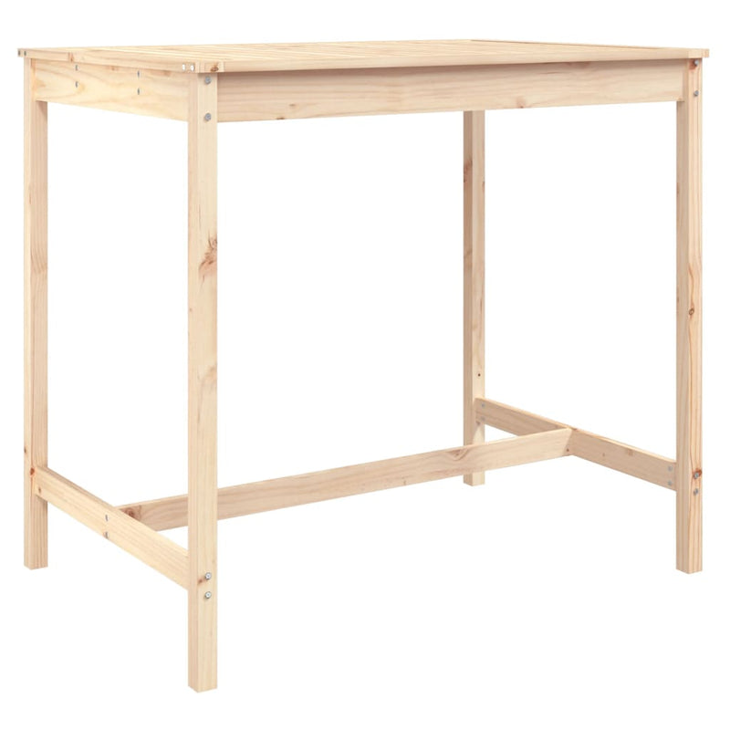 Tuintafel 121x82,5x110 cm massief grenenhout MeubelReus