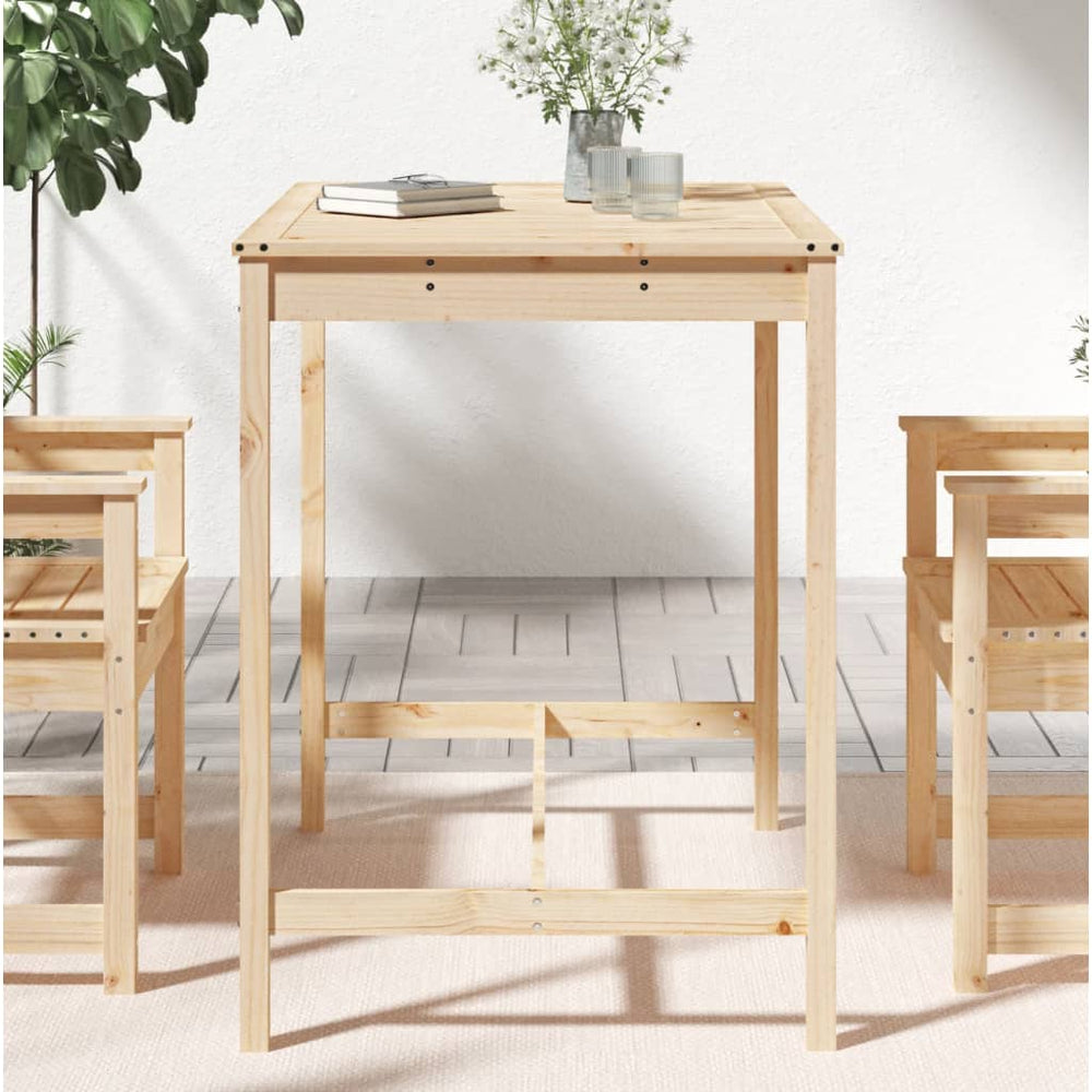 Tuintafel 121x82,5x110 cm massief grenenhout MeubelReus