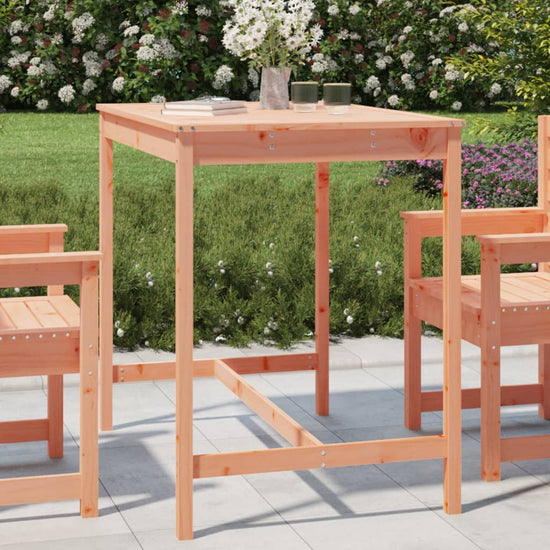 Tuintafel 121x82,5x110 cm massief douglashout MeubelReus