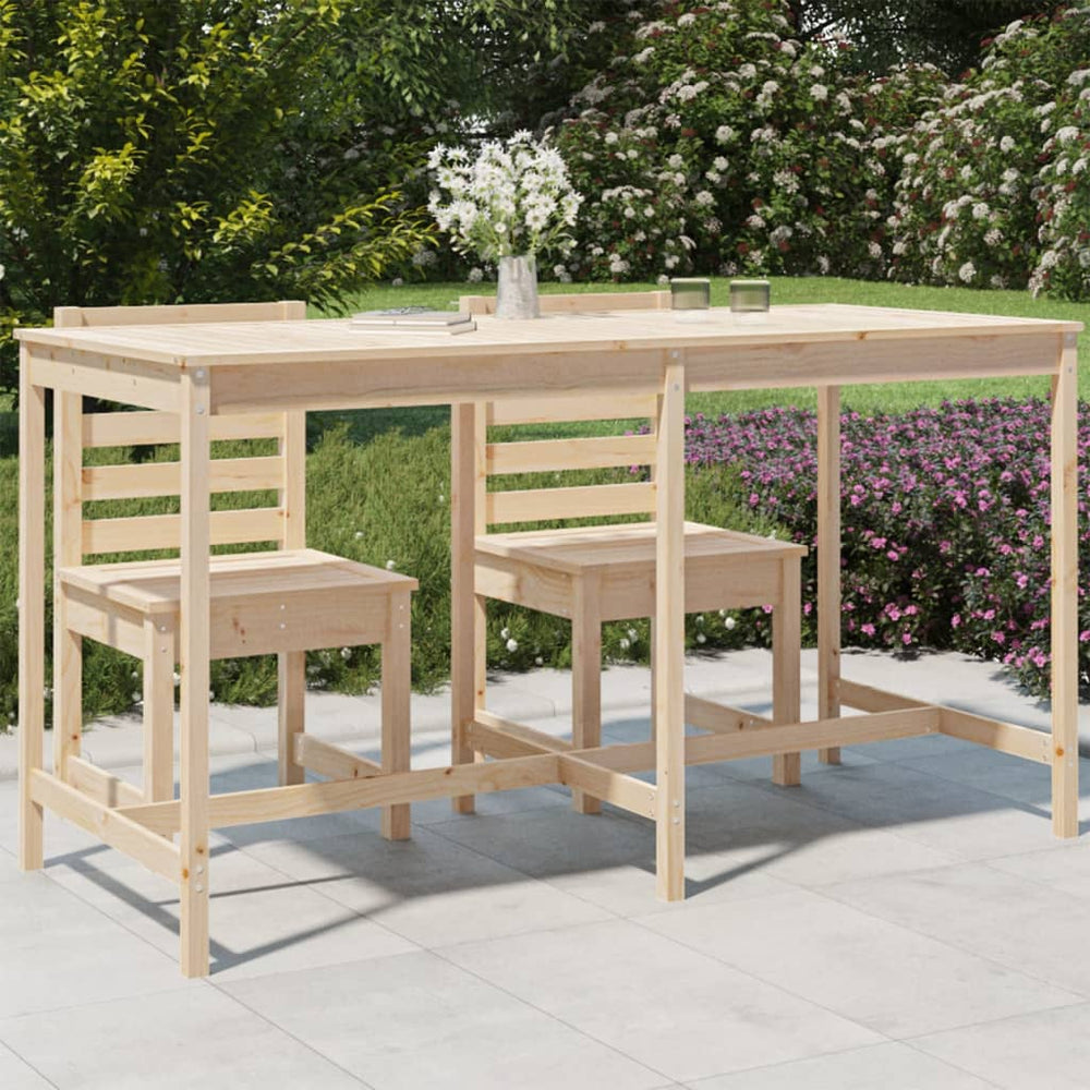 Tuintafel 203,5x90x110 cm massief grenenhout MeubelReus