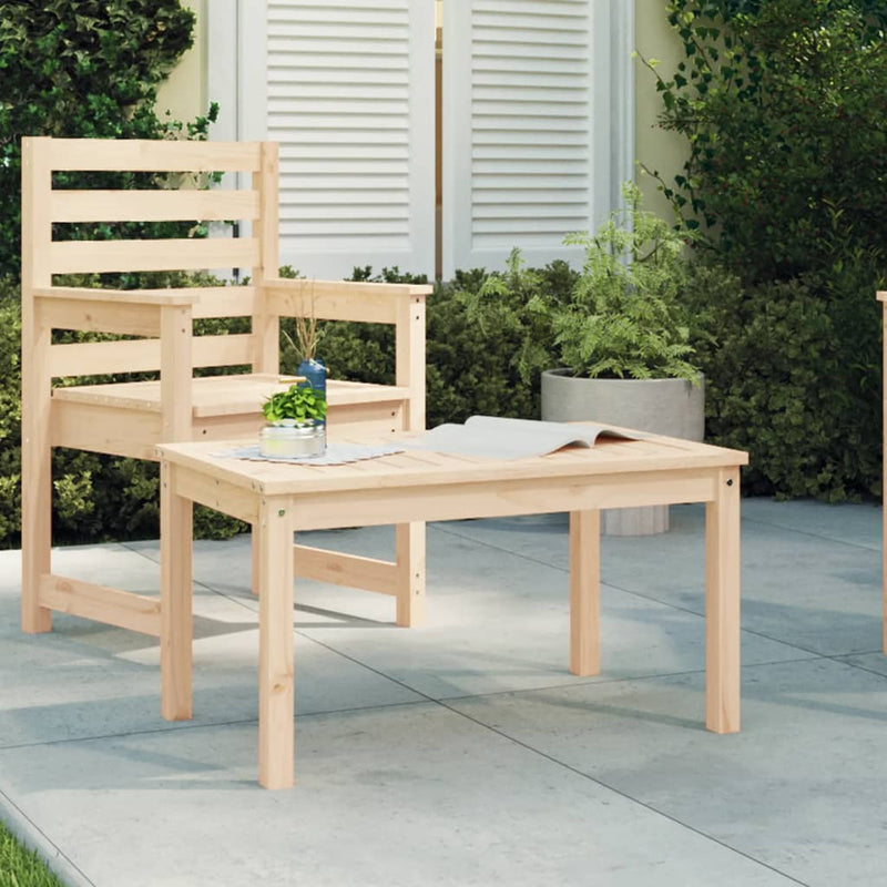 Tuintafel 82,5x50,5x45 cm massief grenenhout MeubelReus