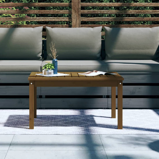 Tuintafel 82,5x50,5x45 cm massief grenenhout honingbruin MeubelReus