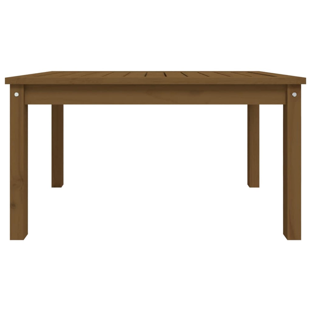 Tuintafel 82,5x50,5x45 cm massief grenenhout honingbruin MeubelReus