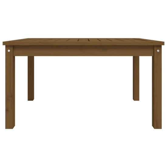 Tuintafel 82,5x50,5x45 cm massief grenenhout honingbruin MeubelReus