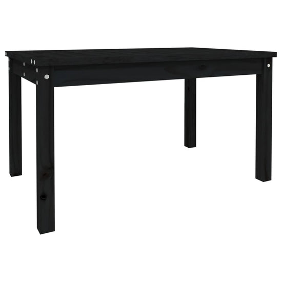 Tuintafel 82,5x50,5x45 cm massief grenenhout zwart MeubelReus