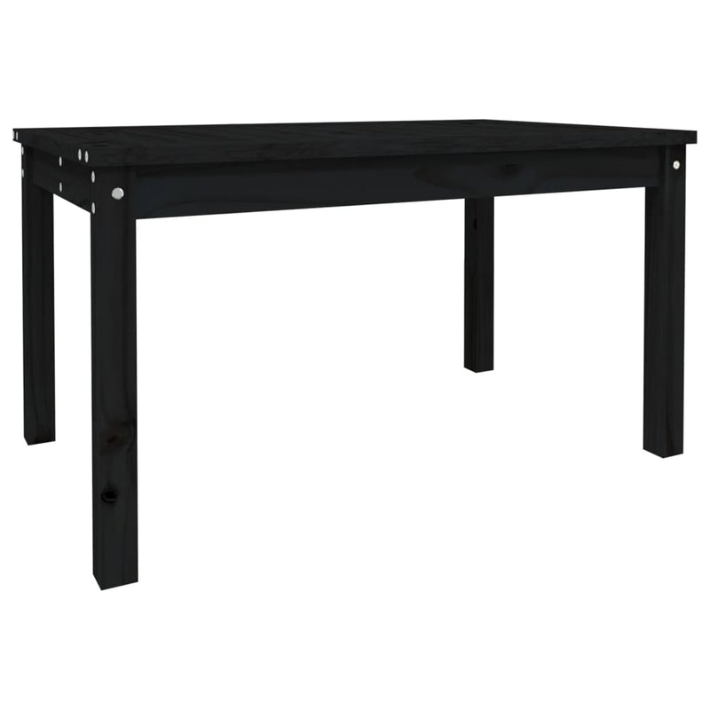 Tuintafel 82,5x50,5x45 cm massief grenenhout zwart MeubelReus