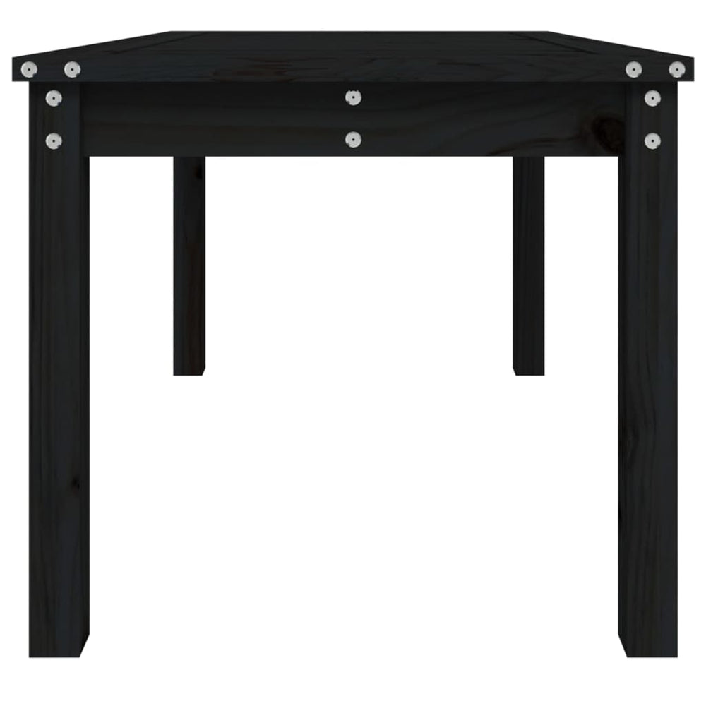 Tuintafel 82,5x50,5x45 cm massief grenenhout zwart MeubelReus
