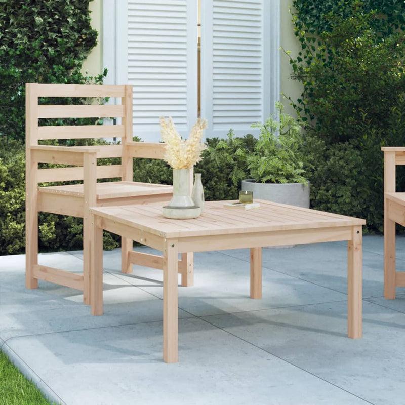 Tuintafel 82,5x82,5x45 cm massief grenenhout MeubelReus