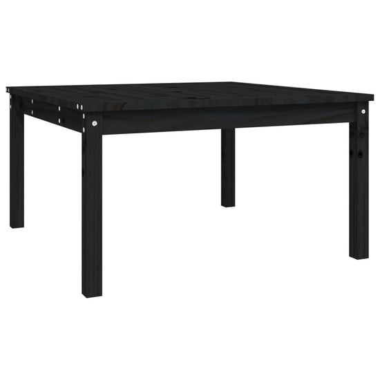 Tuintafel 82,5x82,5x45 cm massief grenenhout zwart MeubelReus