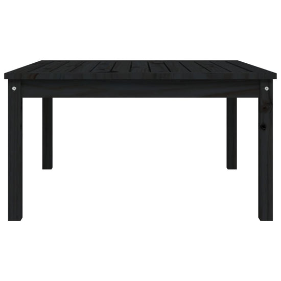 Tuintafel 82,5x82,5x45 cm massief grenenhout zwart MeubelReus