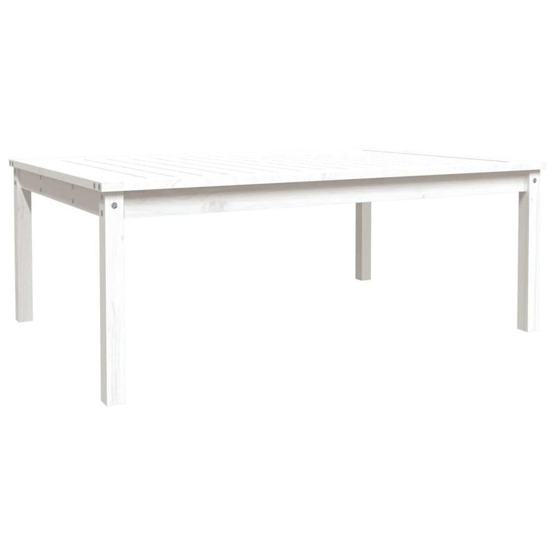 Tuintafel 121x82,5x45 cm massief grenenhout wit MeubelReus