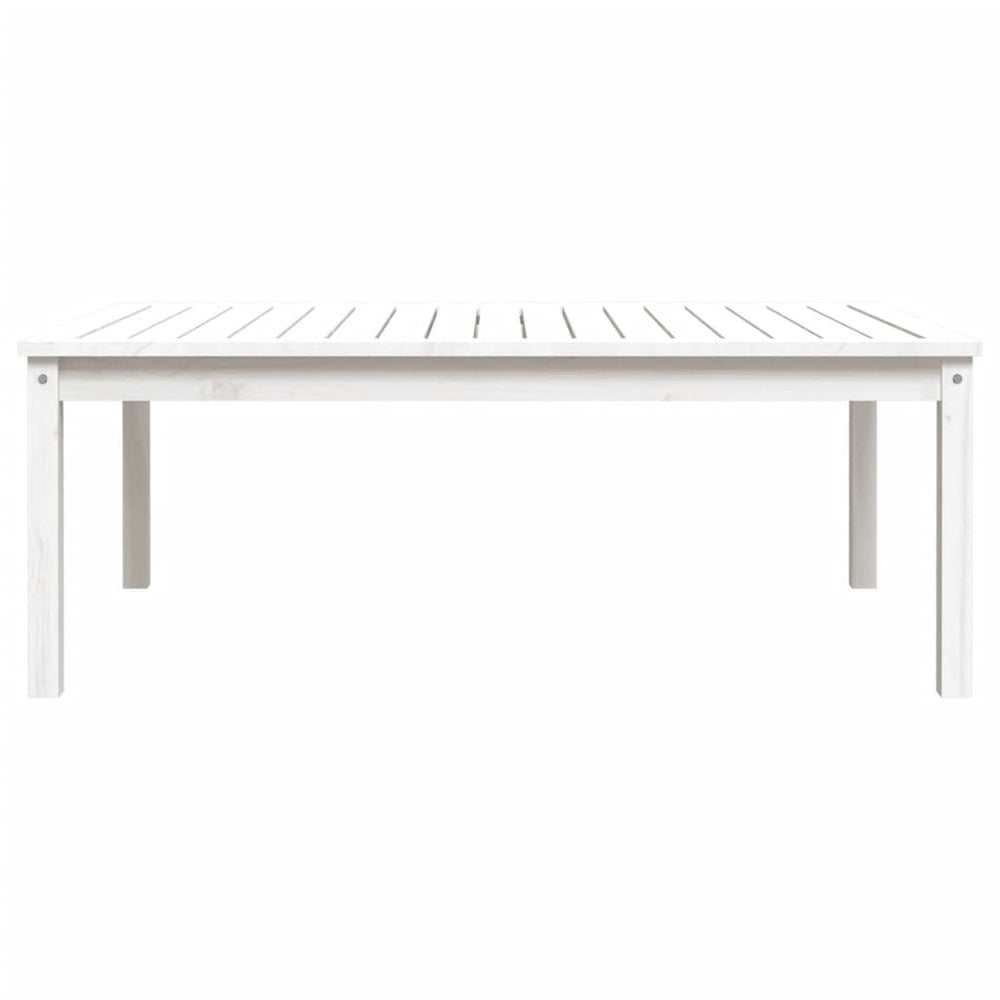Tuintafel 121x82,5x45 cm massief grenenhout wit MeubelReus