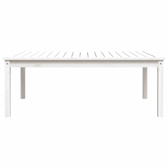 Tuintafel 121x82,5x45 cm massief grenenhout wit MeubelReus