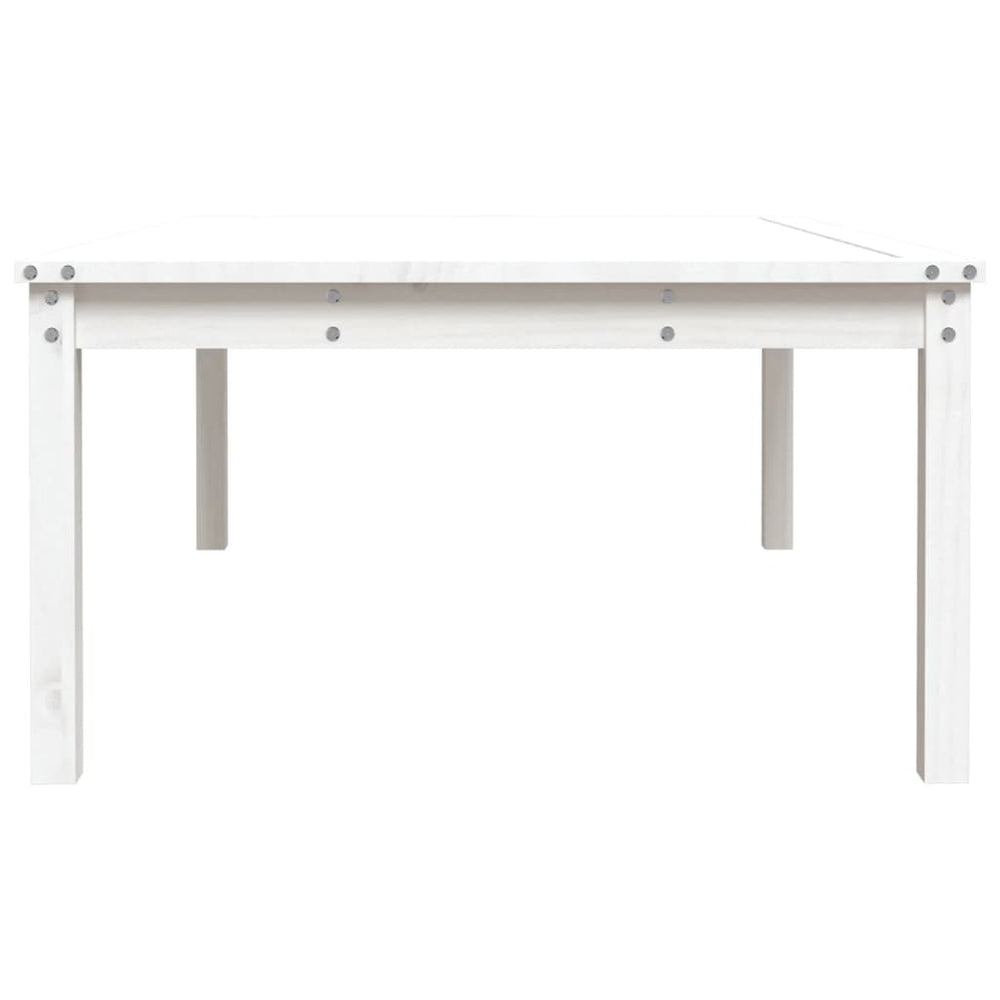 Tuintafel 121x82,5x45 cm massief grenenhout wit MeubelReus