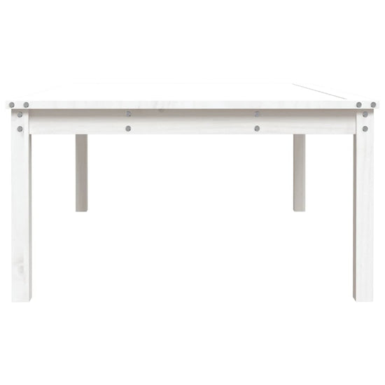 Tuintafel 121x82,5x45 cm massief grenenhout wit MeubelReus