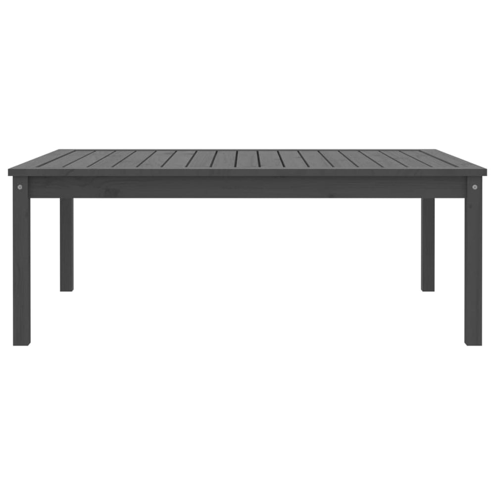 Tuintafel 121x82,5x45 cm massief grenenhout grijs MeubelReus