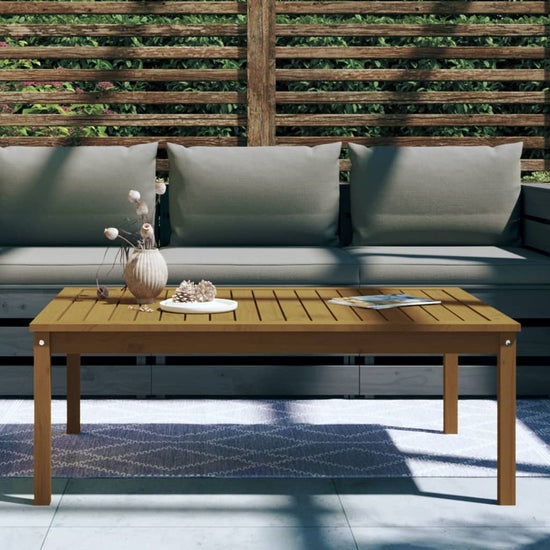 Tuintafel 121x82,5x45 cm massief grenenhout honingbruin MeubelReus