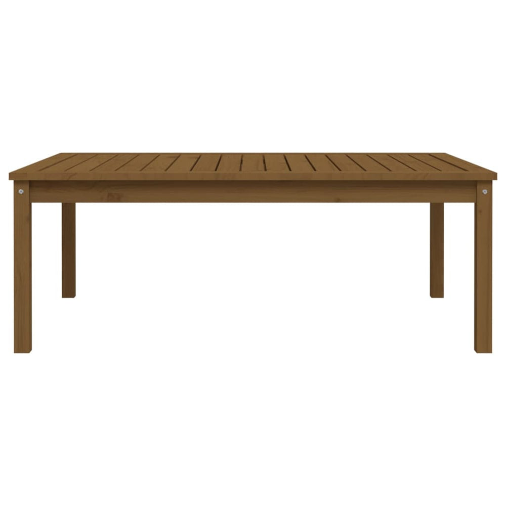 Tuintafel 121x82,5x45 cm massief grenenhout honingbruin MeubelReus