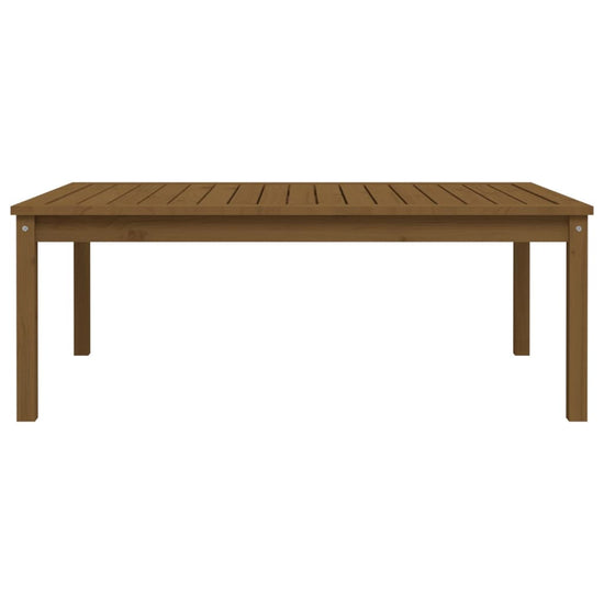 Tuintafel 121x82,5x45 cm massief grenenhout honingbruin MeubelReus